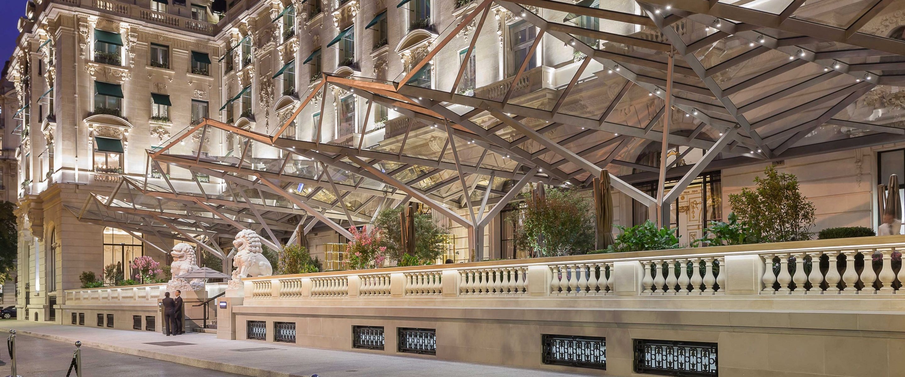 The Peninsula Paris on Avenue Kléber near the Arc de Triomphe — the meticulously restored 19th-century Haussmann-era building that became the Peninsula flagship in Paris on opening in 2014